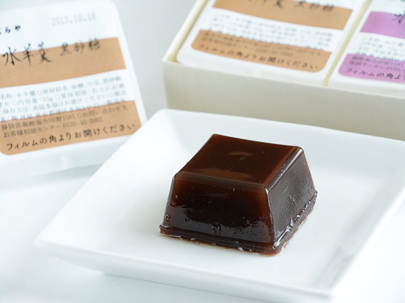 とらや水羊羹黒砂糖 中身
