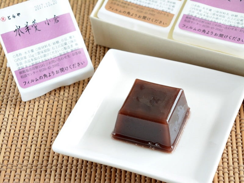 とらや水羊羹小倉 中身