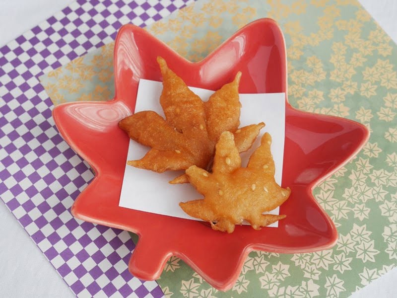 久國紅仙堂もみじの天ぷら 中身の写真