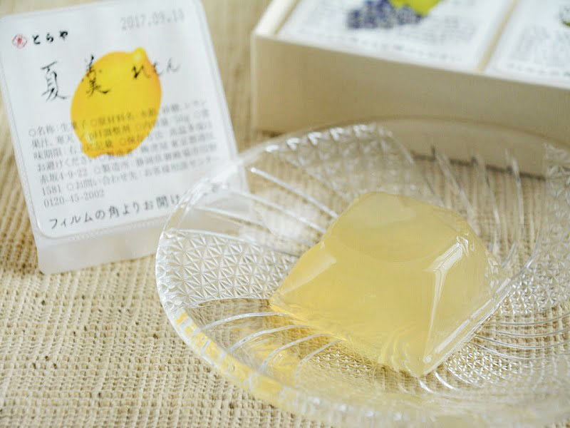 とらや夏羹れもん 中身写真