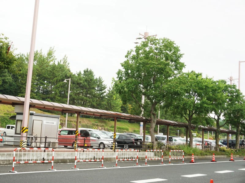 岡山空港駐車場