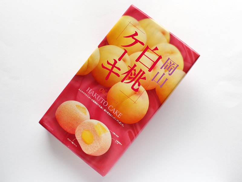 岡山白桃ケーキ 外装