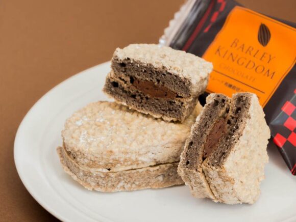 大麦ダクワーズチョコレート 中身の写真