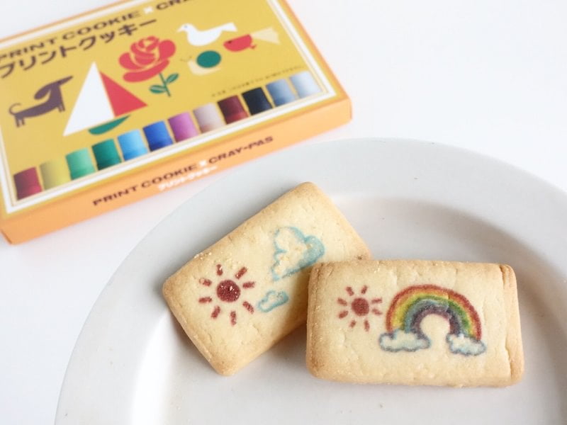 プリントクッキークレパス柄中身