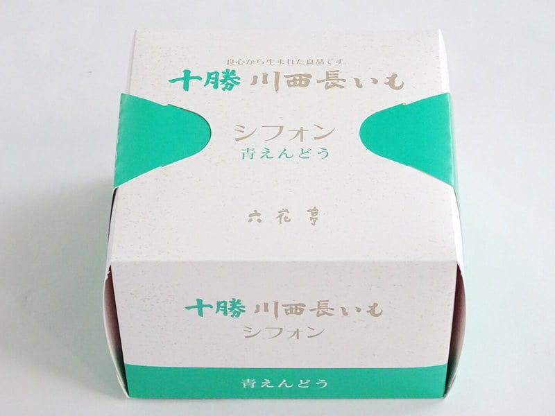 十勝川西長いもシフォン(青えんどう)の外装