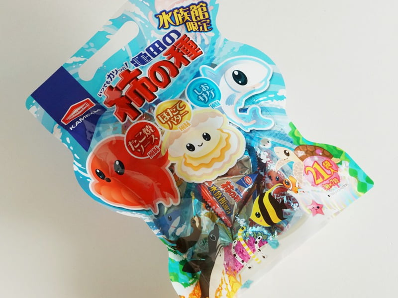 水族館限定 亀田の柿の種外装