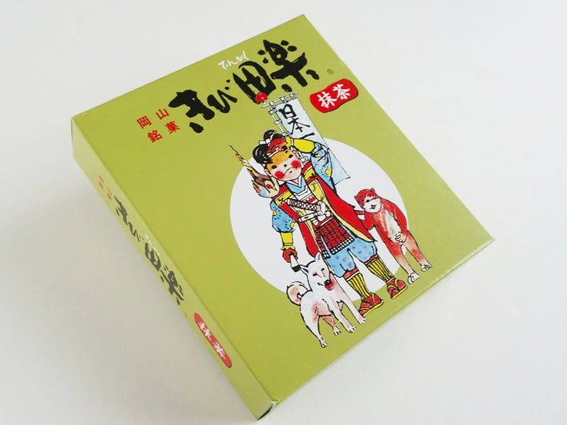 金萬堂本舗 きび田楽 抹茶外装