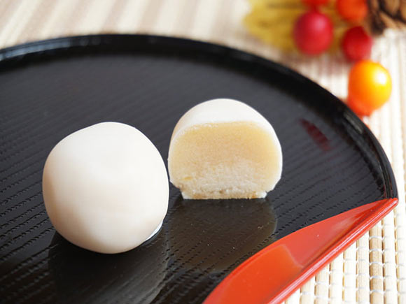 湖月庵　きぬのまゆ玉　中身の写真