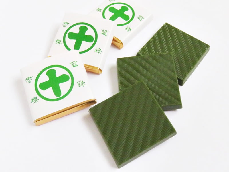 濃いめの抹茶チョコレート 中身の写真