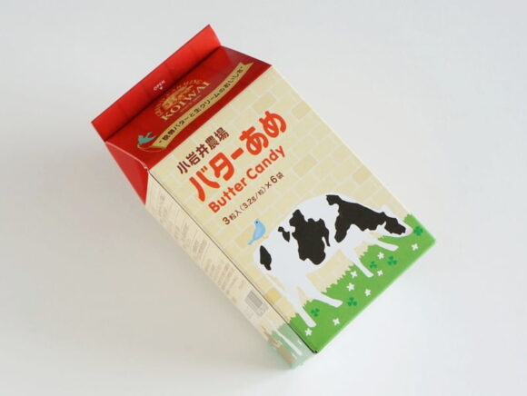 小岩井農場 バターあめ外装