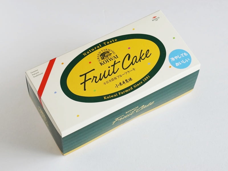 小岩井農場フルーツケーキ外装