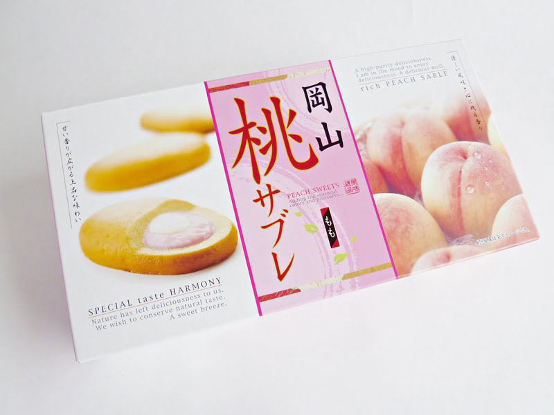 岡山桃サブレ　外装