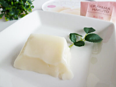 岡山白桃レアチーズムース