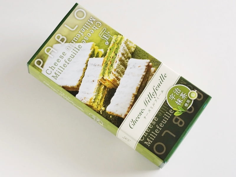 PABLO(パブロ) チーズミルフィーユ 宇治抹茶外装