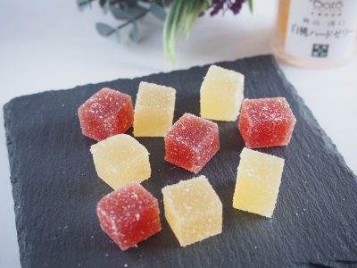 佐藤果樹園 白桃・苺ハードゼリー3本セット