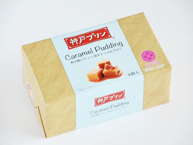 神戸プリン希少糖入りこく深キャラメルプリン 外装