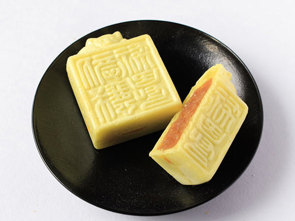 古印最中　開封