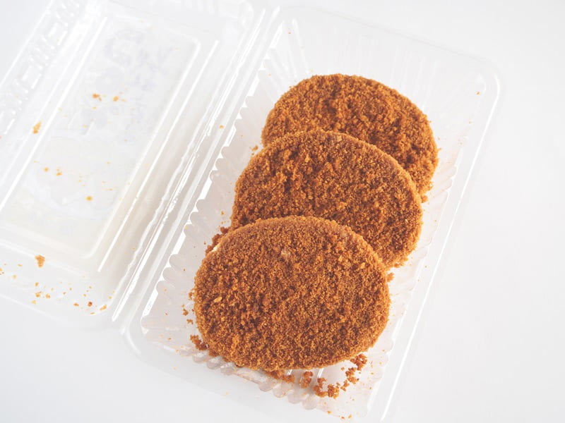 コロッケレアチーズ 開封した写真