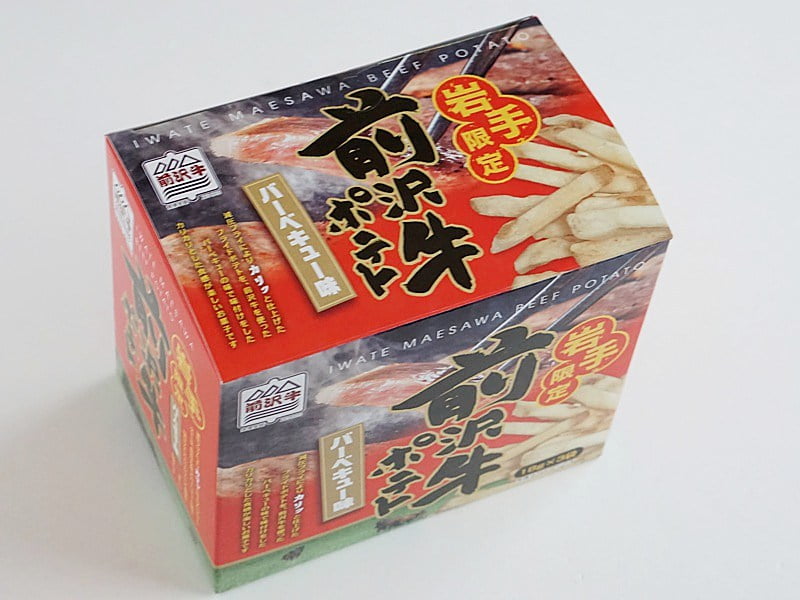 前沢牛ポテト バーベキュー味外装