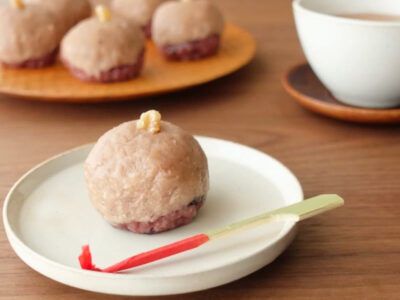 森のおはぎ くるみ黒米もち