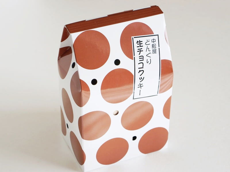 中松屋 どんぐり生チョコクッキー外装