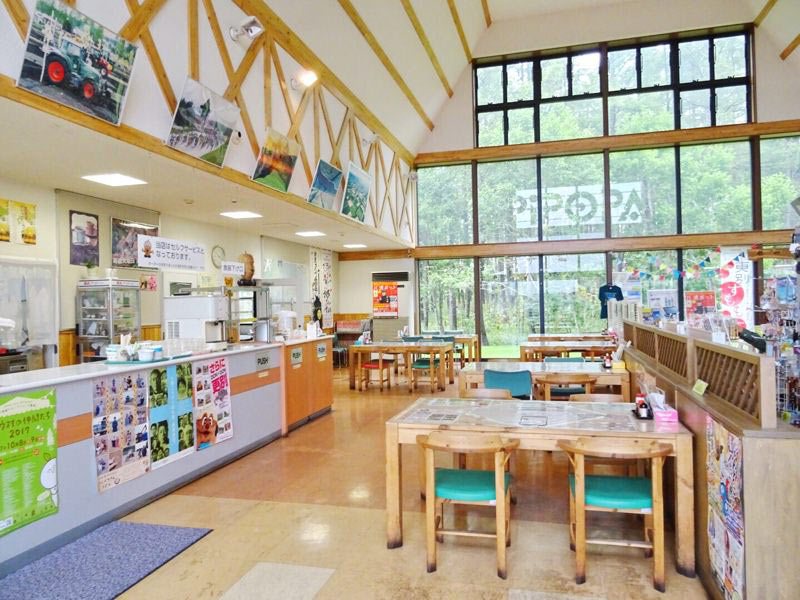 道の駅さらべつのイートインコーナー