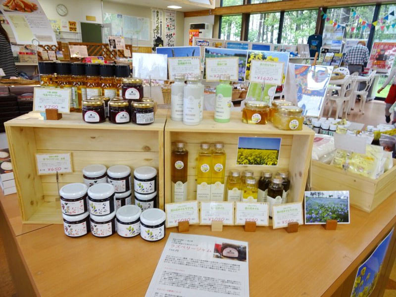 道の駅さらべつのおみやげコーナーご当地