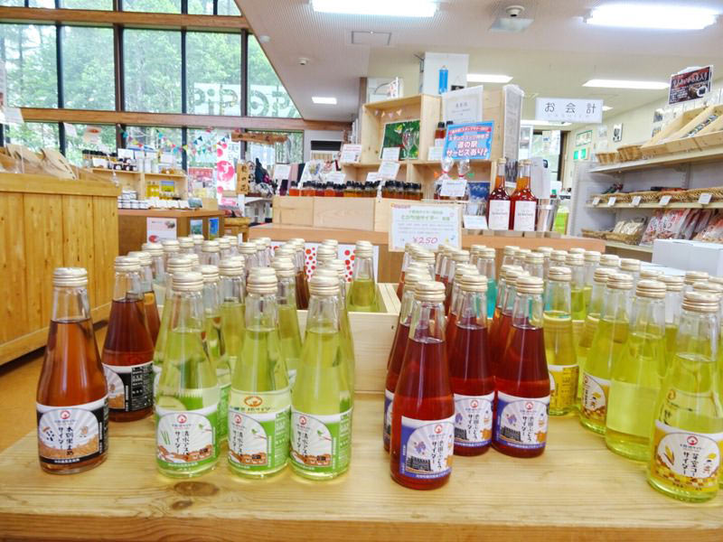 道の駅さらべつ　ご当地サイダー