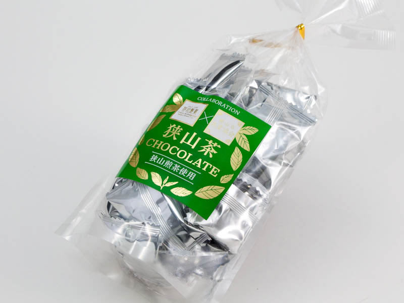 狭山煎茶チョコレート 外装