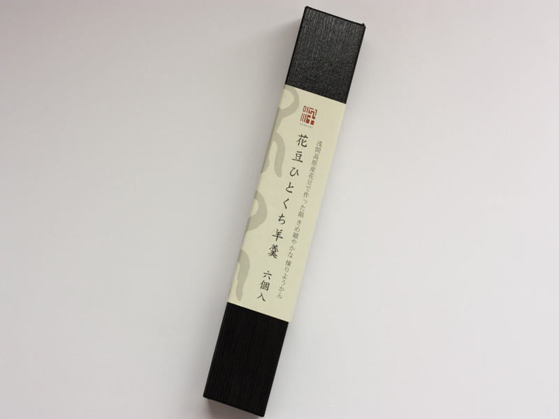 旬粋　花豆ひとくち羊羹　外装