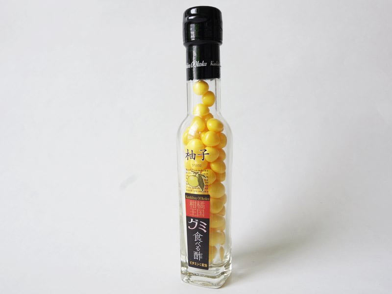 食べる酢グミ(ゆず)　外装