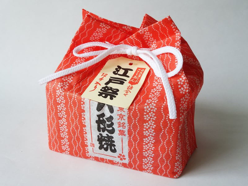 信玄袋　人形焼き　外装