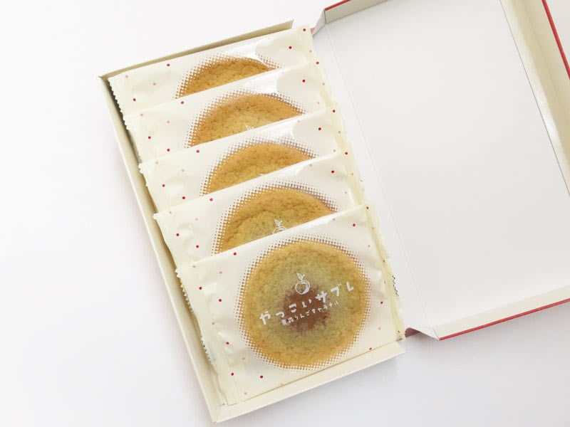 やっこいサブレ 開封した写真