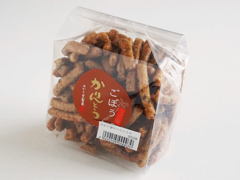 ゆかり堂製菓 ごぼうかりんとう外装