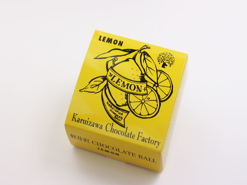 軽井沢チョコレートファクトリー チョコレートボールレモン 外装