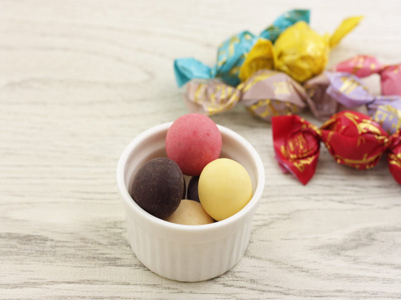 軽井沢チョコレートファクトリー　チョコレートボールミックス　中身の写真