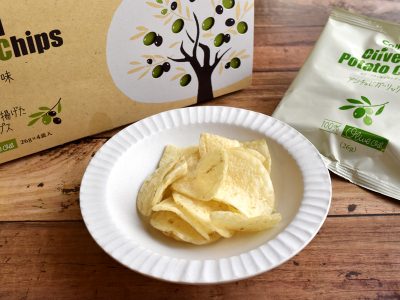 カルビー オリーブオイルポテトチップス アンチョビガーリック味