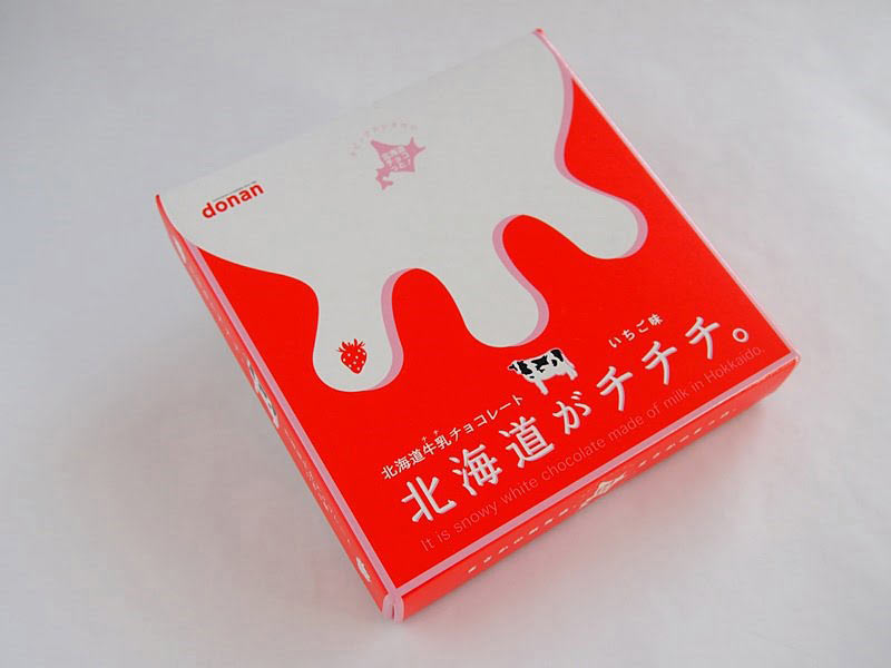 北海道がチチチ。いちご味　外装