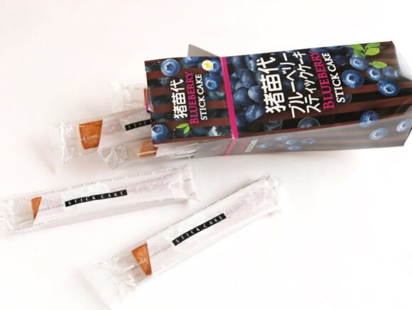 猪苗代ブルーベリースティックケーキの中身