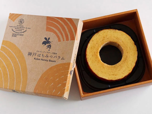 コンディトライ神戸 神戸はちみつバウム開封後