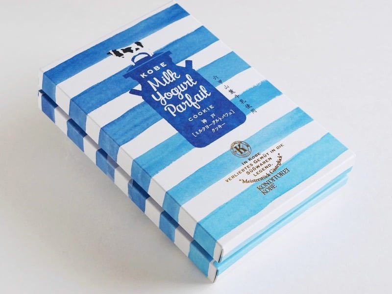 コンディトライ神戸 神戸ミルクヨーグルトパフェクッキー外装