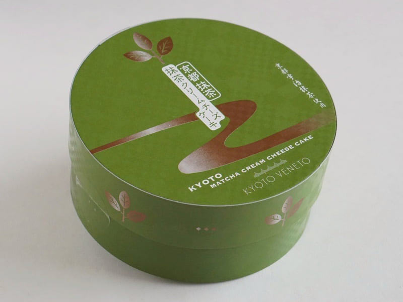 京都抹茶クリームチーズケーキ外装
