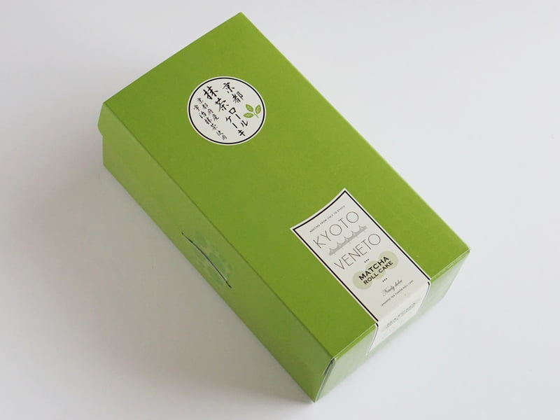 京都ヴェネト 京都抹茶ロールケーキ外装