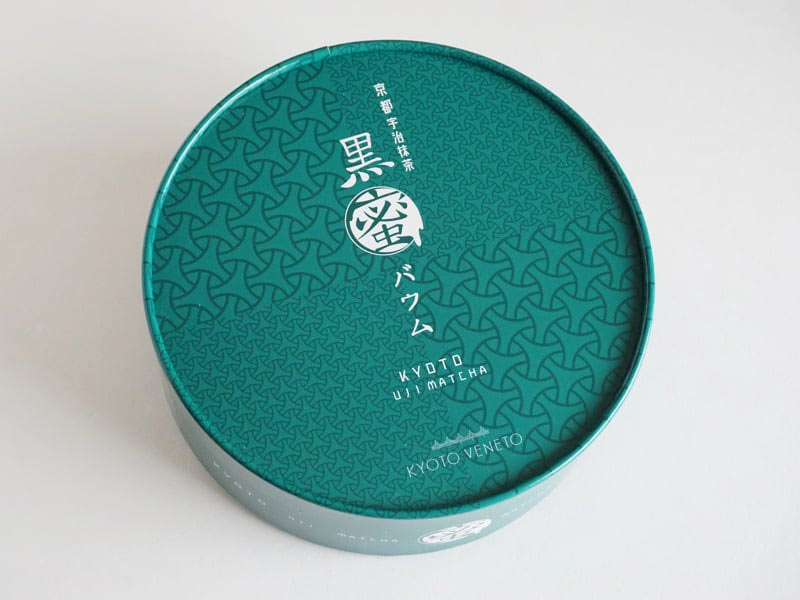 京都ヴェネト 京都宇治抹茶黒蜜バウム外装