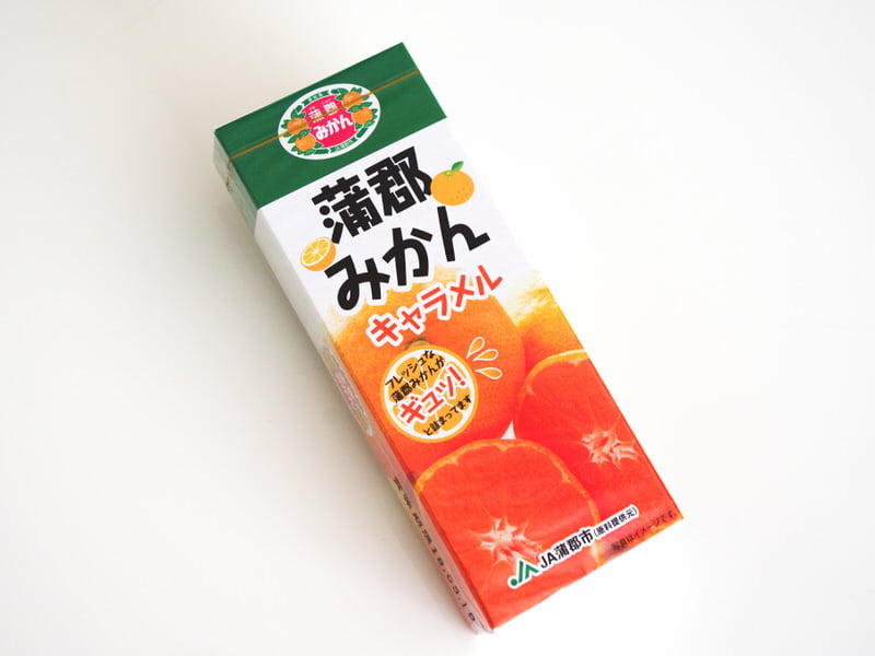 蒲郡みかんキャラメルの外装