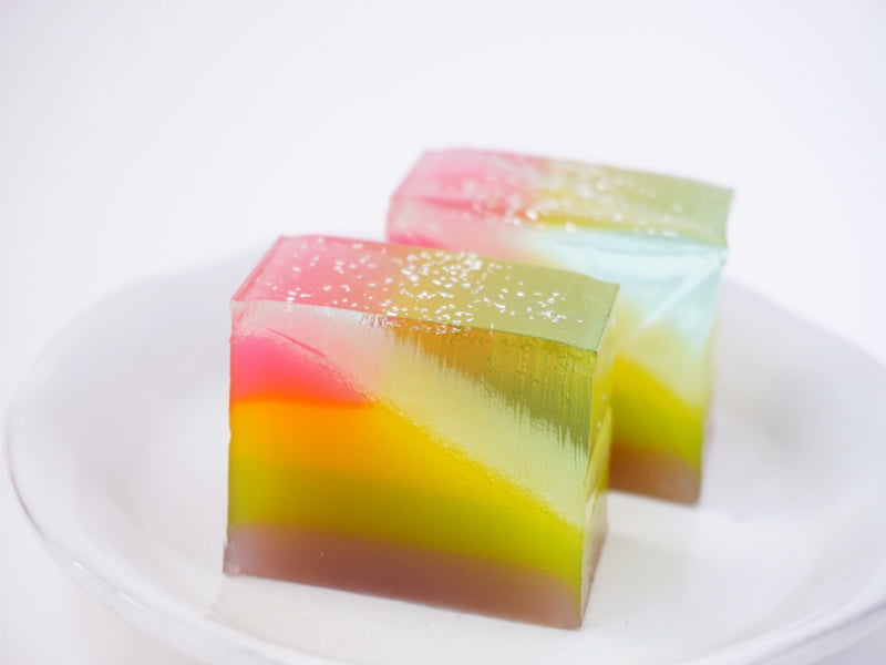 なごみの米屋　御題羊羹語　中身の写真