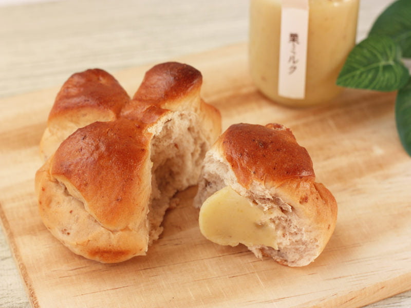 信州里の菓工房　栗ミルク　中身の写真