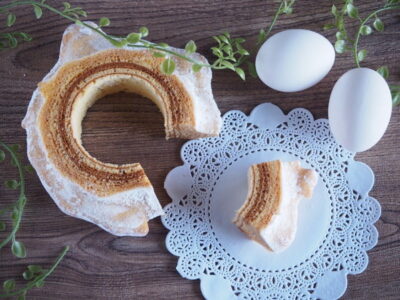 たまごやさんが作ったハードバウムクーヘン