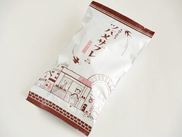 ツバメサブレ有機ココア 外装