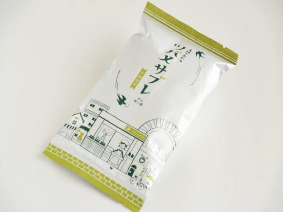 ツバメサブレ有機抹茶 外装